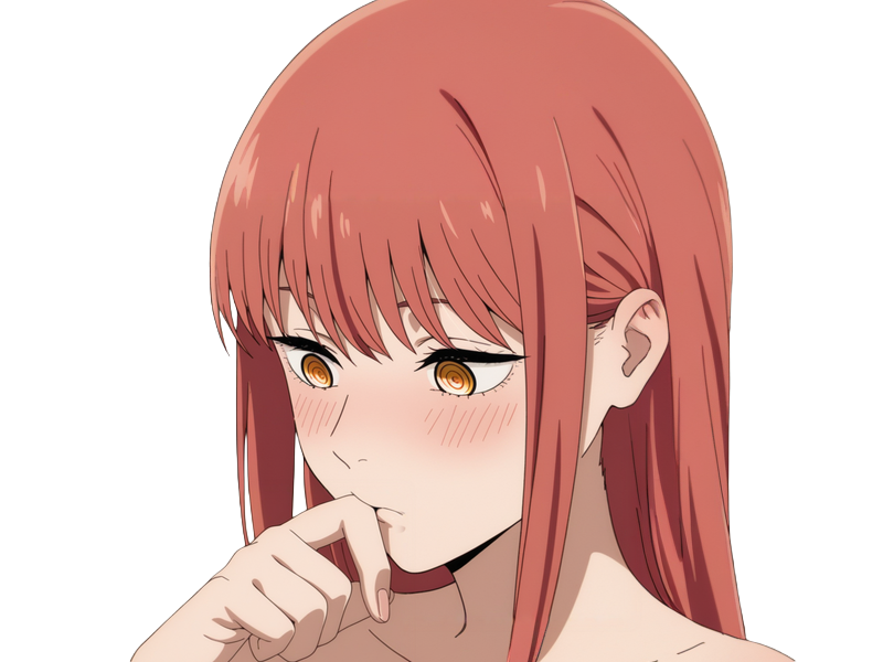 makima moupe chainsaw man waifu potential eleve chien wouf bark waf rousse anime manga