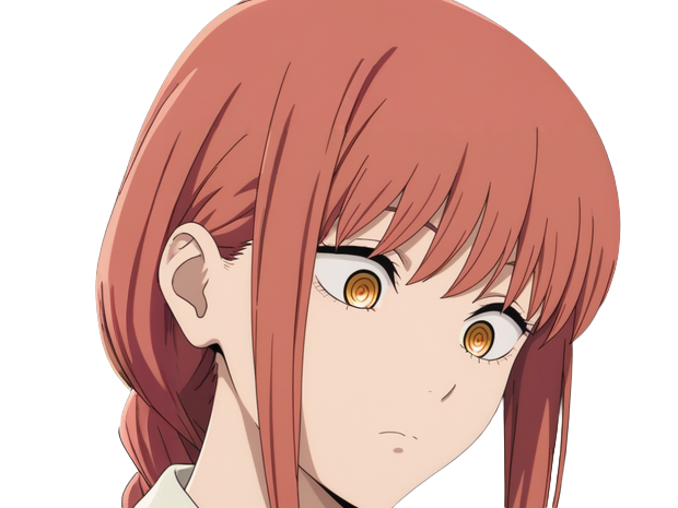 makima moupe chainsaw man waifu potential eleve chien wouf bark waf rousse anime manga