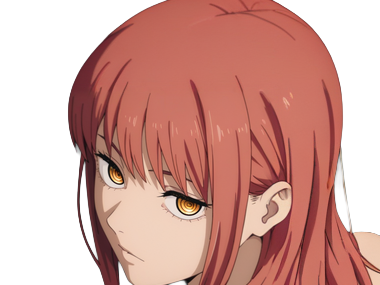 makima moupe chainsaw man waifu potential eleve chien wouf bark waf rousse anime manga