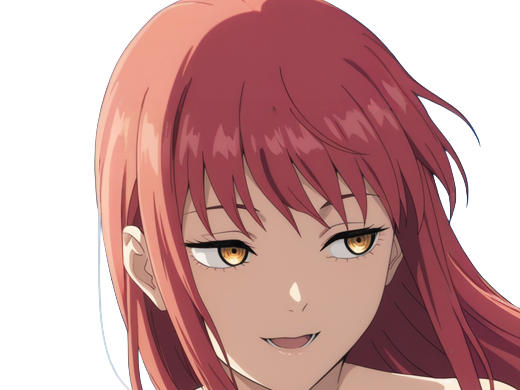 makima moupe chainsaw man waifu potential eleve chien wouf bark waf rousse anime manga