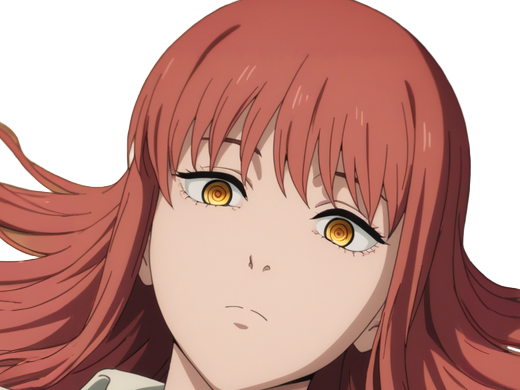 makima moupe chainsaw man waifu potential eleve chien wouf bark waf rousse anime manga