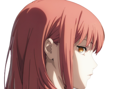 makima moupe chainsaw man waifu potential eleve chien wouf bark waf rousse anime manga