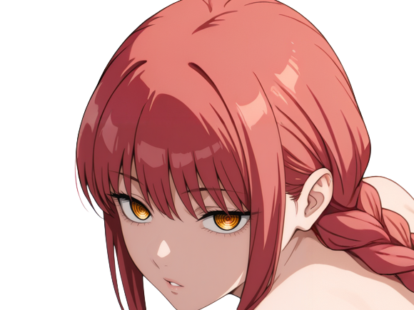 makima moupe chainsaw man waifu potential eleve chien wouf bark waf rousse anime manga