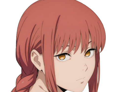 makima moupe chainsaw man waifu potential eleve chien wouf bark waf rousse anime manga