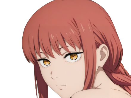 makima moupe chainsaw man waifu potential eleve chien wouf bark waf rousse anime manga