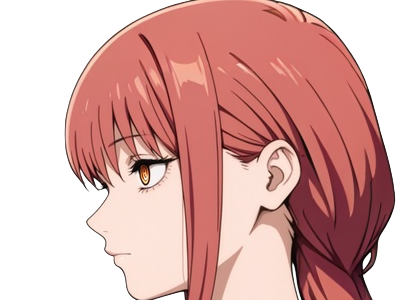 makima moupe chainsaw man waifu potential eleve chien wouf bark waf rousse anime manga