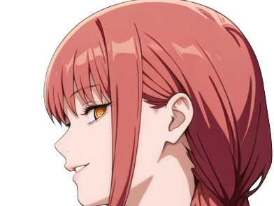 makima moupe chainsaw man waifu potential eleve chien wouf bark waf rousse anime manga