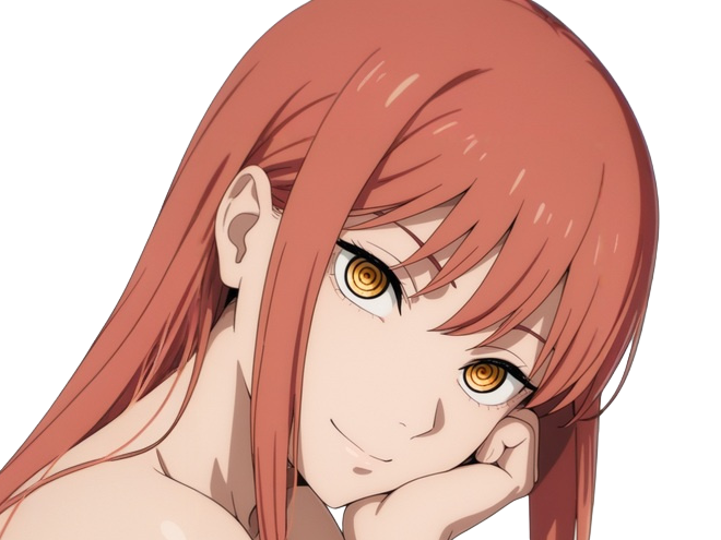 makima moupe chainsaw man waifu potential eleve chien wouf bark waf rousse anime manga