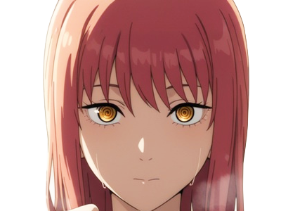 makima moupe chainsaw man waifu potential eleve chien wouf bark waf rousse anime manga