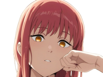 makima moupe chainsaw man waifu potential eleve chien wouf bark waf rousse anime manga