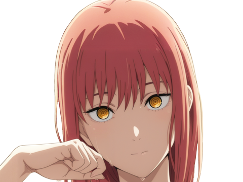 makima moupe chainsaw man waifu potential eleve chien wouf bark waf rousse anime manga