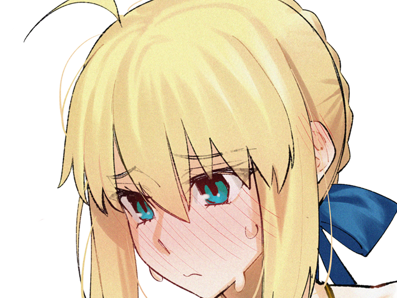 Sticker tare de dark saber auroria moupe fate stay night meilleure waifu artoria reine bretagne par Dark-63