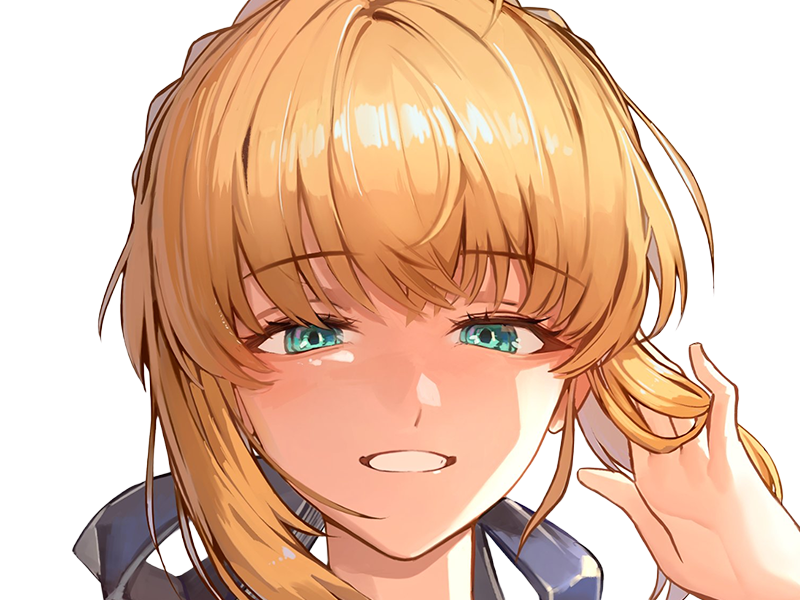 Sticker tare de dark saber auroria moupe fate stay night meilleure waifu artoria reine bretagne par Dark-63
