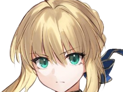 Sticker tare de dark saber auroria moupe fate stay night meilleure waifu artoria reine bretagne par Dark-63