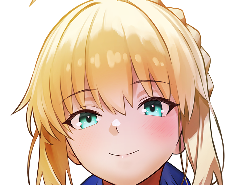 Sticker tare de dark saber auroria moupe fate stay night meilleure waifu artoria reine bretagne par Dark-63