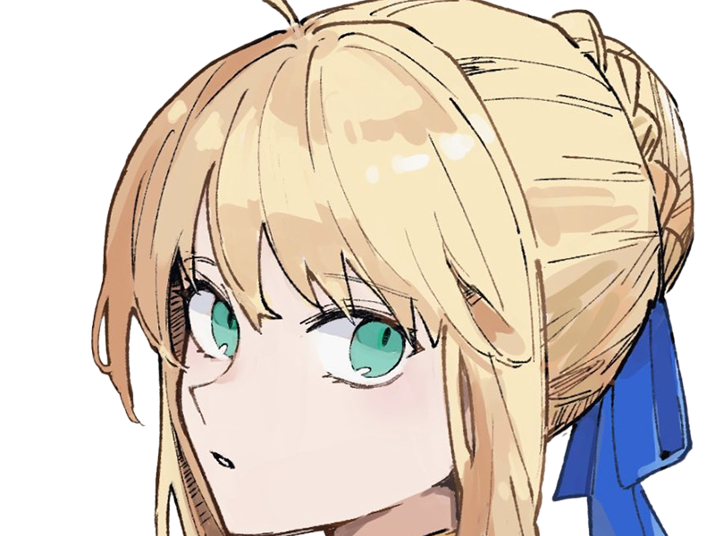 Sticker tare de dark saber auroria moupe fate stay night meilleure waifu artoria reine bretagne par Dark-63