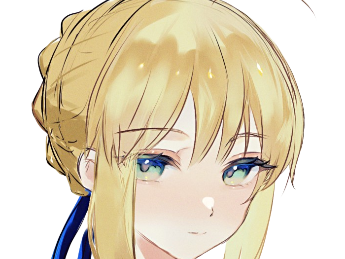 Sticker tare de dark saber auroria moupe fate stay night meilleure waifu artoria reine bretagne par Dark-63