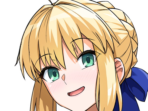 Sticker tare de dark saber auroria moupe fate stay night meilleure waifu artoria reine bretagne par Dark-63