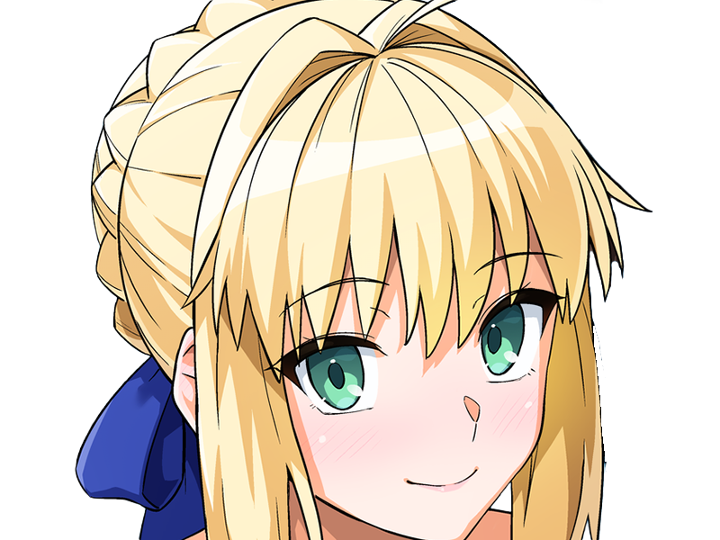 Sticker tare de dark saber auroria moupe fate stay night meilleure waifu artoria reine bretagne par Dark-63
