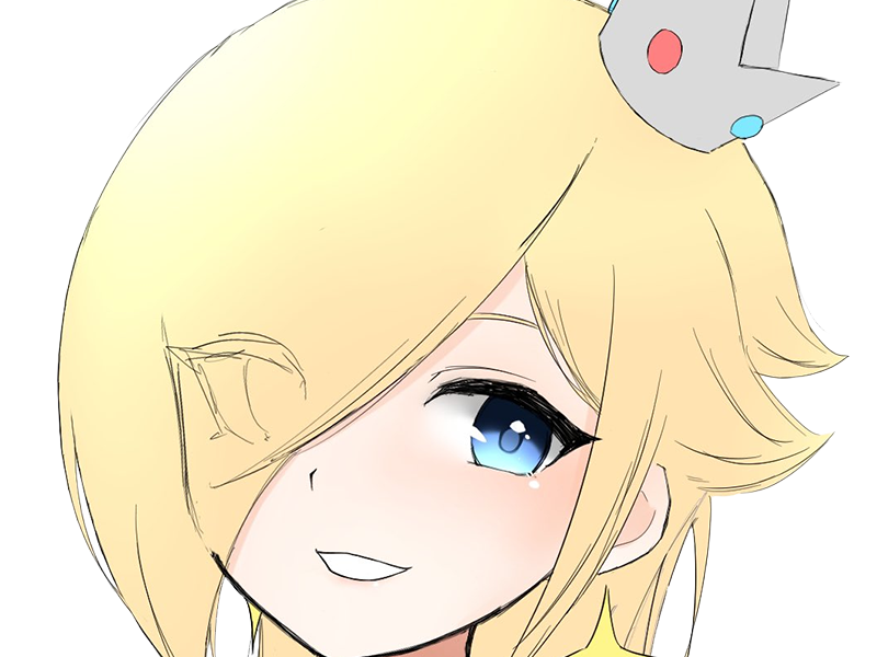 Sticker moupe harmonie super mario galaxy mere luma observatoire galaxie etoile univers estelle magie par Dark-63