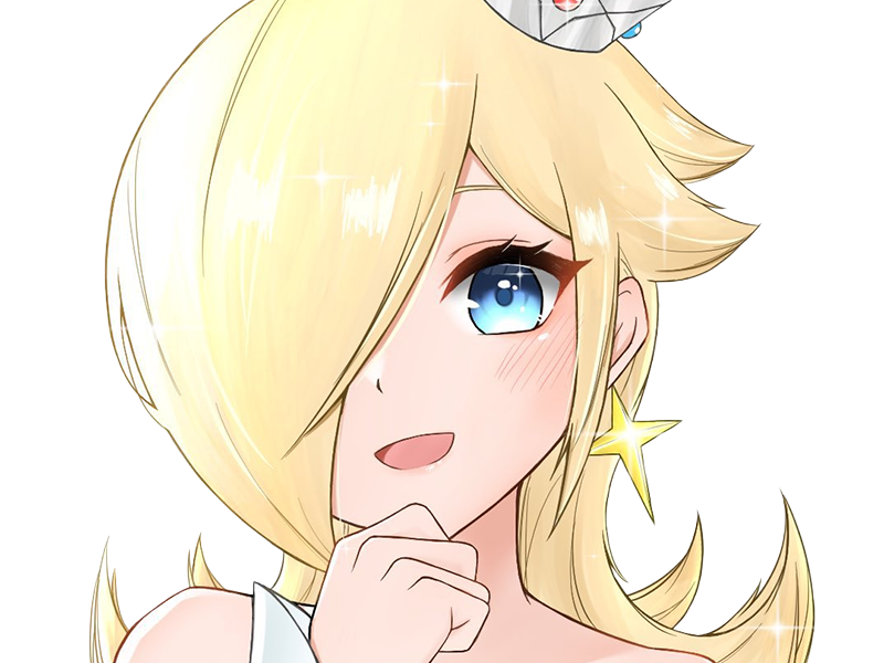 Sticker moupe harmonie super mario galaxy mere luma observatoire galaxie etoile univers estelle magie par Dark-63