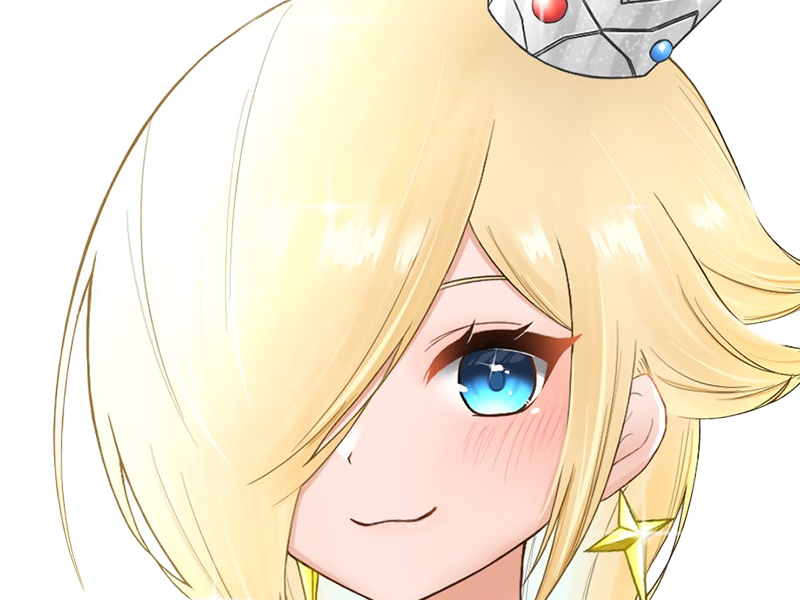Sticker moupe harmonie super mario galaxy mere luma observatoire galaxie etoile univers estelle magie par Dark-63