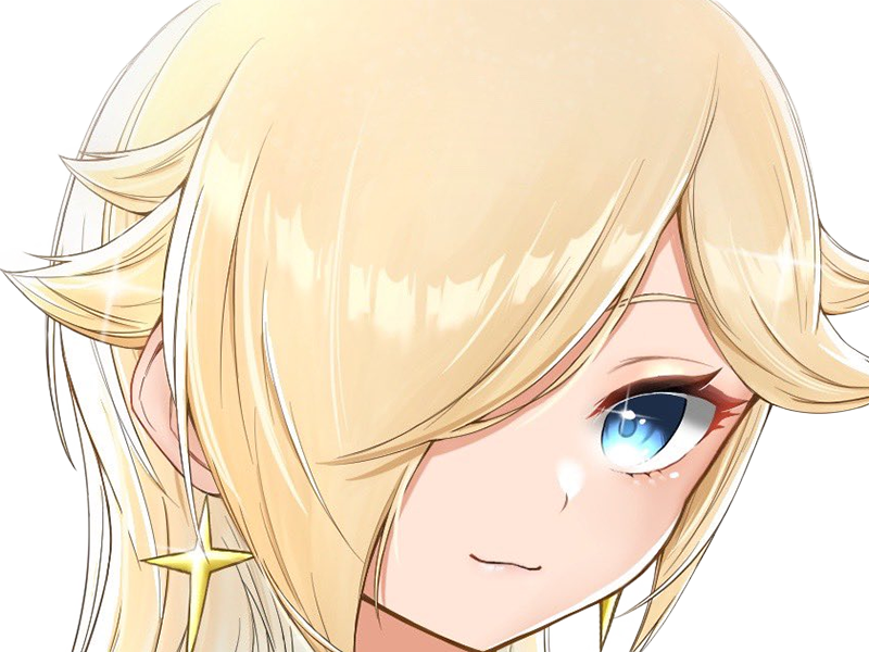Sticker moupe harmonie super mario galaxy mere luma observatoire galaxie etoile univers estelle magie par Dark-63