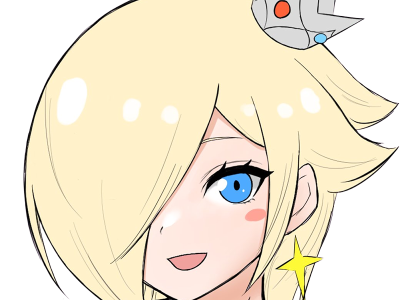 Sticker moupe harmonie super mario galaxy mere luma observatoire galaxie etoile univers estelle magie par Dark-63