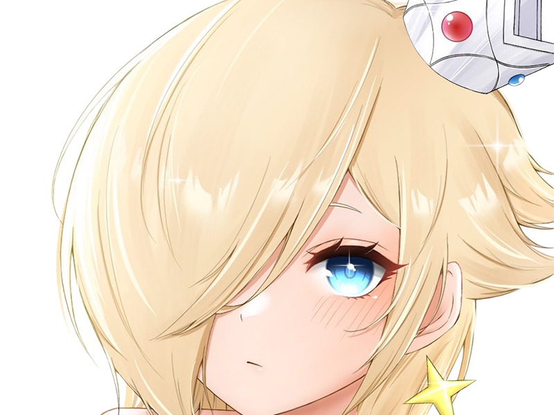 Sticker moupe harmonie super mario galaxy mere luma observatoire galaxie etoile univers estelle magie par Dark-63