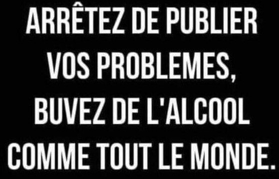 boire alcool chier stop probleme problemes publier publication
