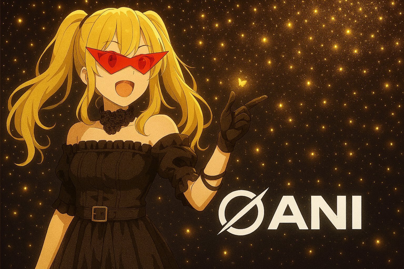 ani grok companion elon musk meme misa death note solana sol twitter memecoin