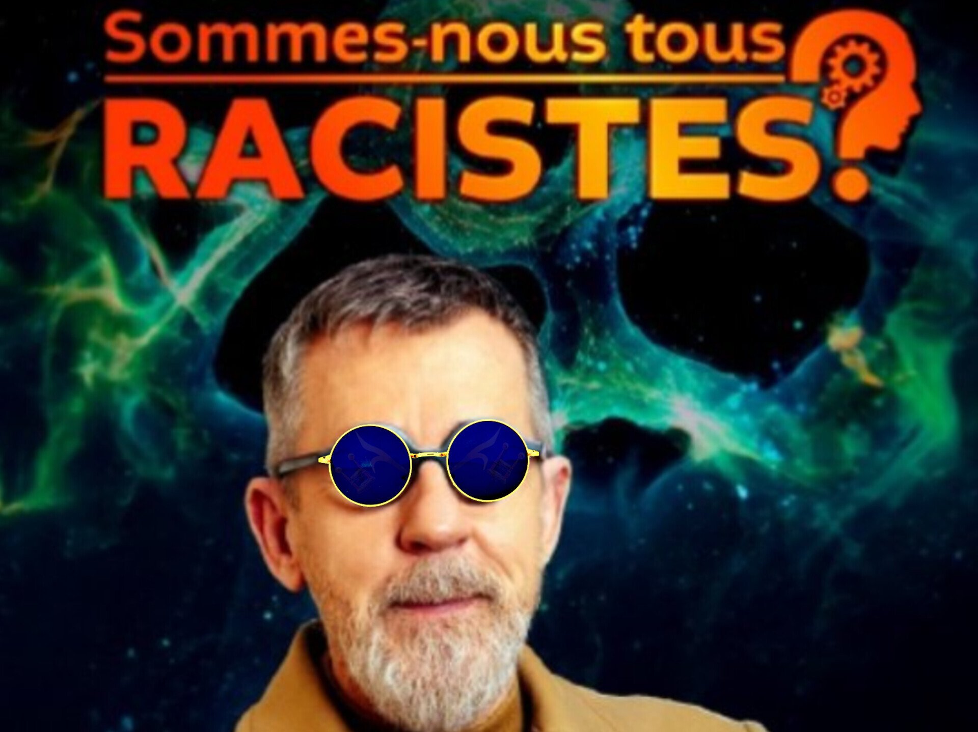 jamy lunettes bleues racistes facho chofa naturelle troll