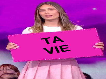 celia secret story ta vie pom pompom girl pompomgirl fille pancarte rose