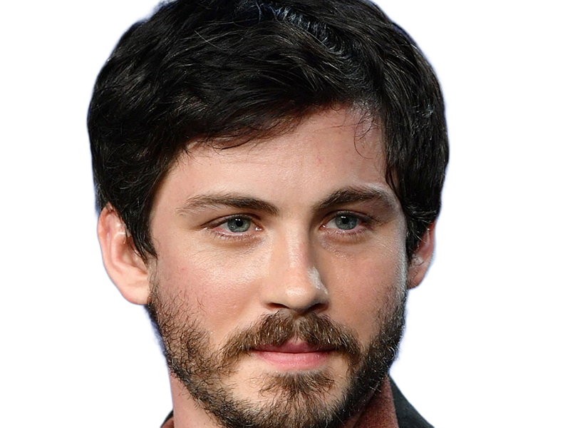 logan wade lerman acteur americain homme vingtenaire vingtaine brun yeux bleus barbu