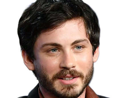 logan wade lerman acteur americain homme vingtenaire vingtaine brun yeux bleus barbu