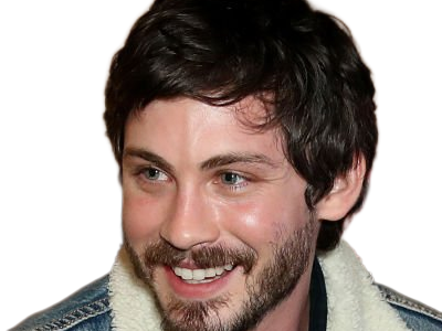 logan wade lerman acteur americain homme vingtenaire vingtaine brun yeux bleus barbu