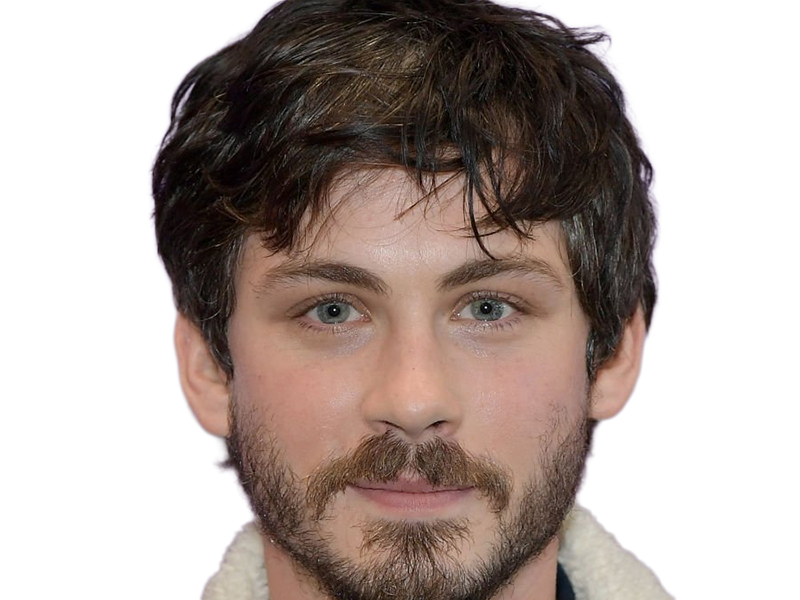 logan wade lerman acteur americain homme vingtenaire vingtaine brun yeux bleus barbu