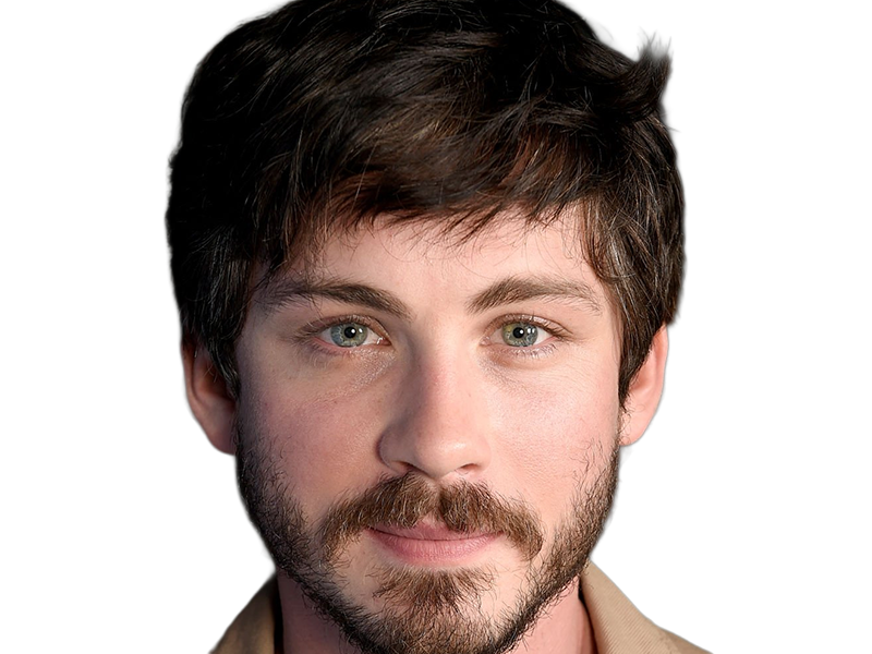 logan wade lerman acteur americain homme vingtenaire vingtaine brun yeux bleus barbu