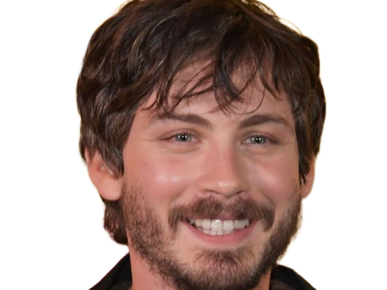 logan wade lerman acteur americain homme vingtenaire vingtaine brun yeux bleus barbu