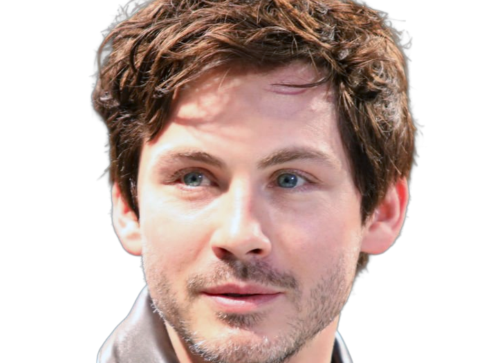 logan wade lerman acteur americain homme vingtenaire vingtaine brun yeux bleus barbu
