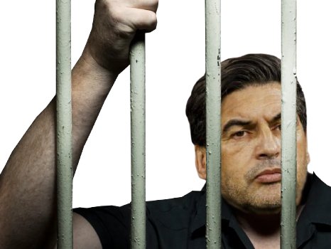 paolo fonseca coach ol olympique lyonnais prison barreaux zonzon placard