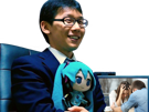 akihiko-kondo-hatsune-miku-japonaise-kikoojap-waifu-ecran-sourire-tromperie-moqueur-selection-naturelle-fauteuil