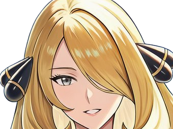 cynthia maitre ligue sinnoh dresseuse pokemon pkm 4g diamant perle platine jeu anime femme moupe