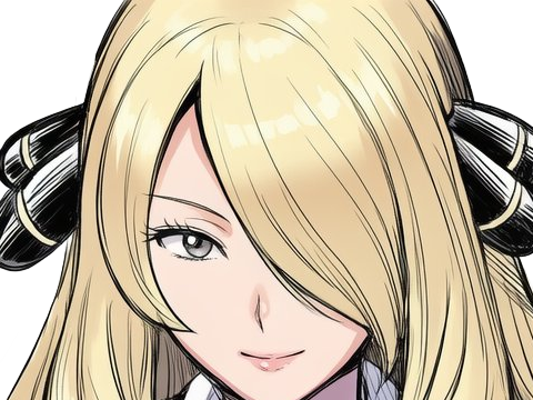 cynthia maitre ligue sinnoh dresseuse pokemon pkm 4g diamant perle platine jeu anime femme moupe