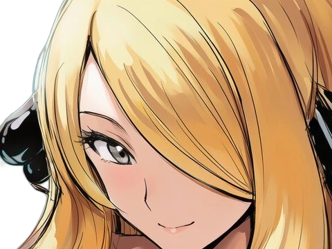 cynthia maitre ligue sinnoh dresseuse pokemon pkm 4g diamant perle platine jeu anime femme moupe