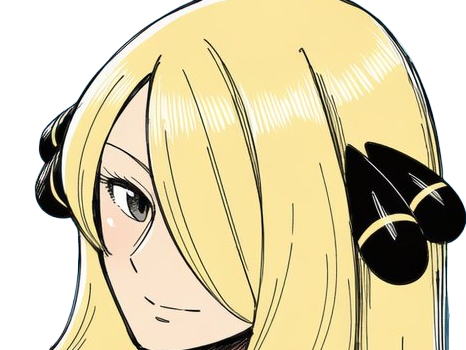 cynthia maitre ligue sinnoh dresseuse pokemon pkm 4g diamant perle platine jeu anime femme moupe
