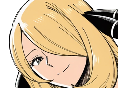 cynthia maitre ligue sinnoh dresseuse pokemon pkm 4g diamant perle platine jeu anime femme moupe