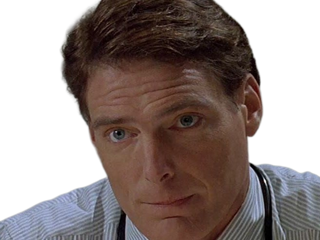 dr docteur alan chaffee levillagedesdamnes villageofthedamned film 1995 christopher dolier reeve americain homme cheveuxbruns yeuxbleus