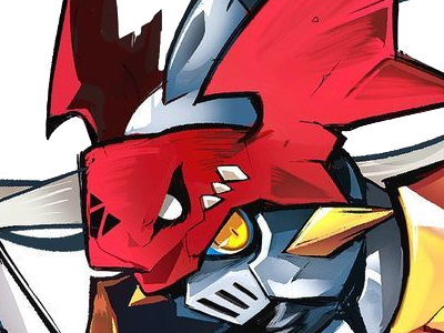dukemon gallantmon digimon digimonstre garde royale royal knights niveau mega type virus chevaliers tamers savers