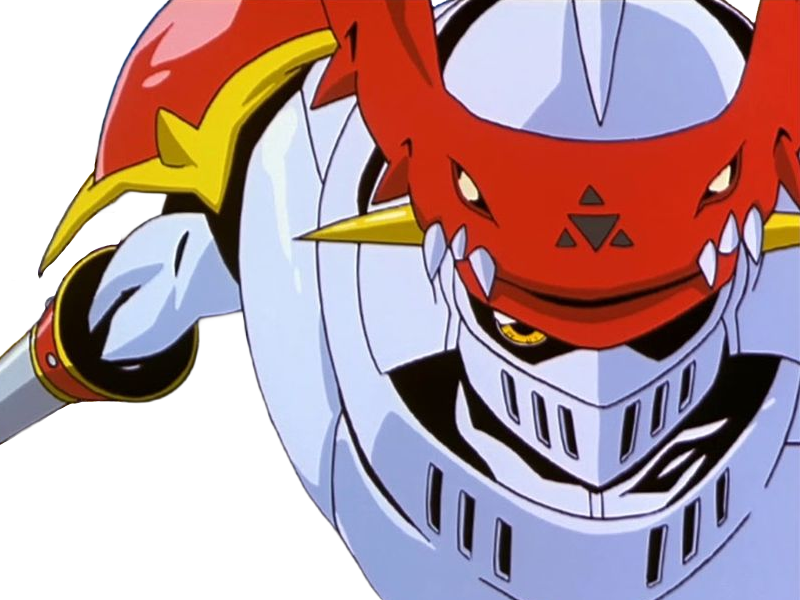 dukemon gallantmon digimon digimonstre garde royale royal knights niveau mega type virus chevaliers tamers savers